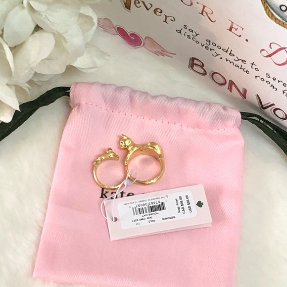 NWT KATE SPADE ♠️ HOUSE AND CAT RING - 7 - Picture 5 of 9